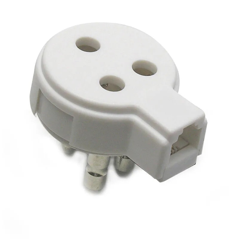 ADATTATORE DA SPINA TRIPOLARE A PRESA PLUG 6 POLI CONTATTI PER TELEFONO FISSO